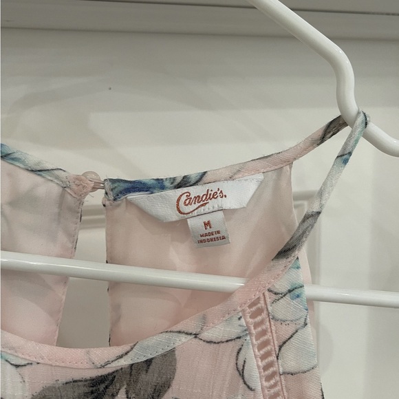 Candies Light Pink Floral Handkerchief Midi Dress - Picture 7 of 15